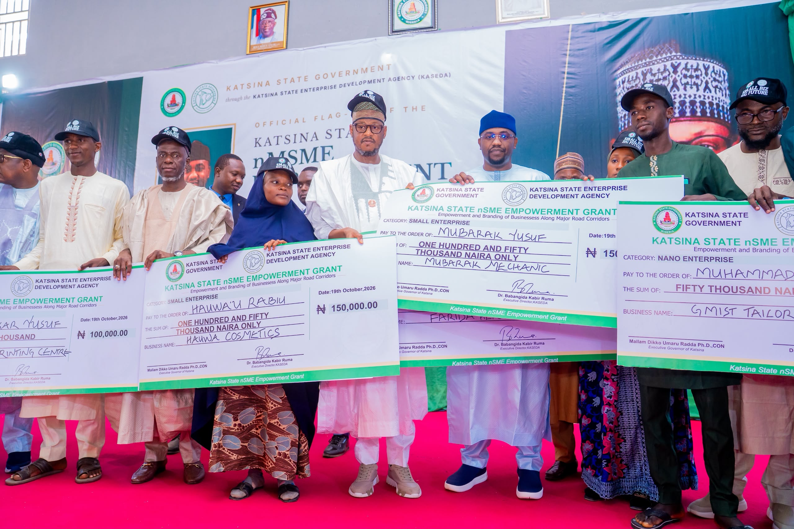 Gov. Radda Rolls Out Grants for 62,000 Businesses, 2,000 Kiosks Across Katsina