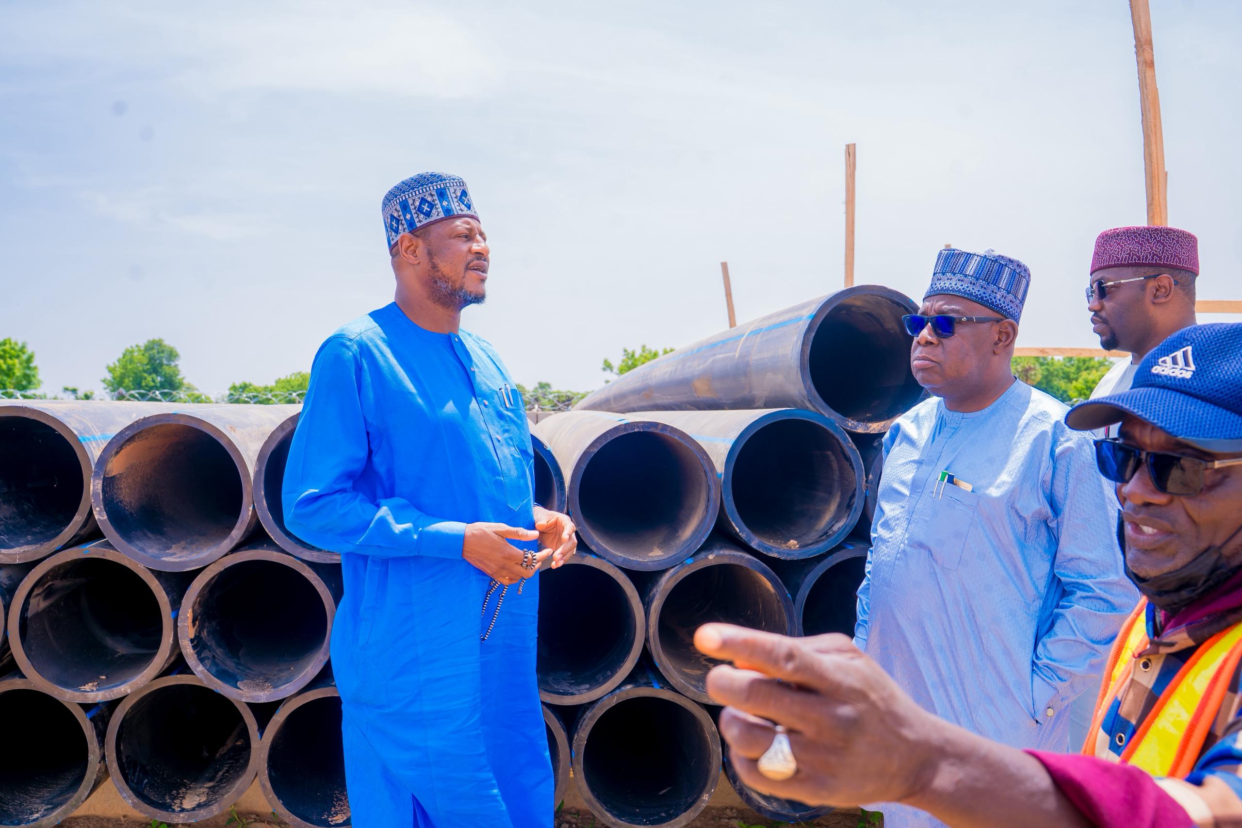 Governor Radda Inspects Kafin Soli Zobe Water Plant Booster Station