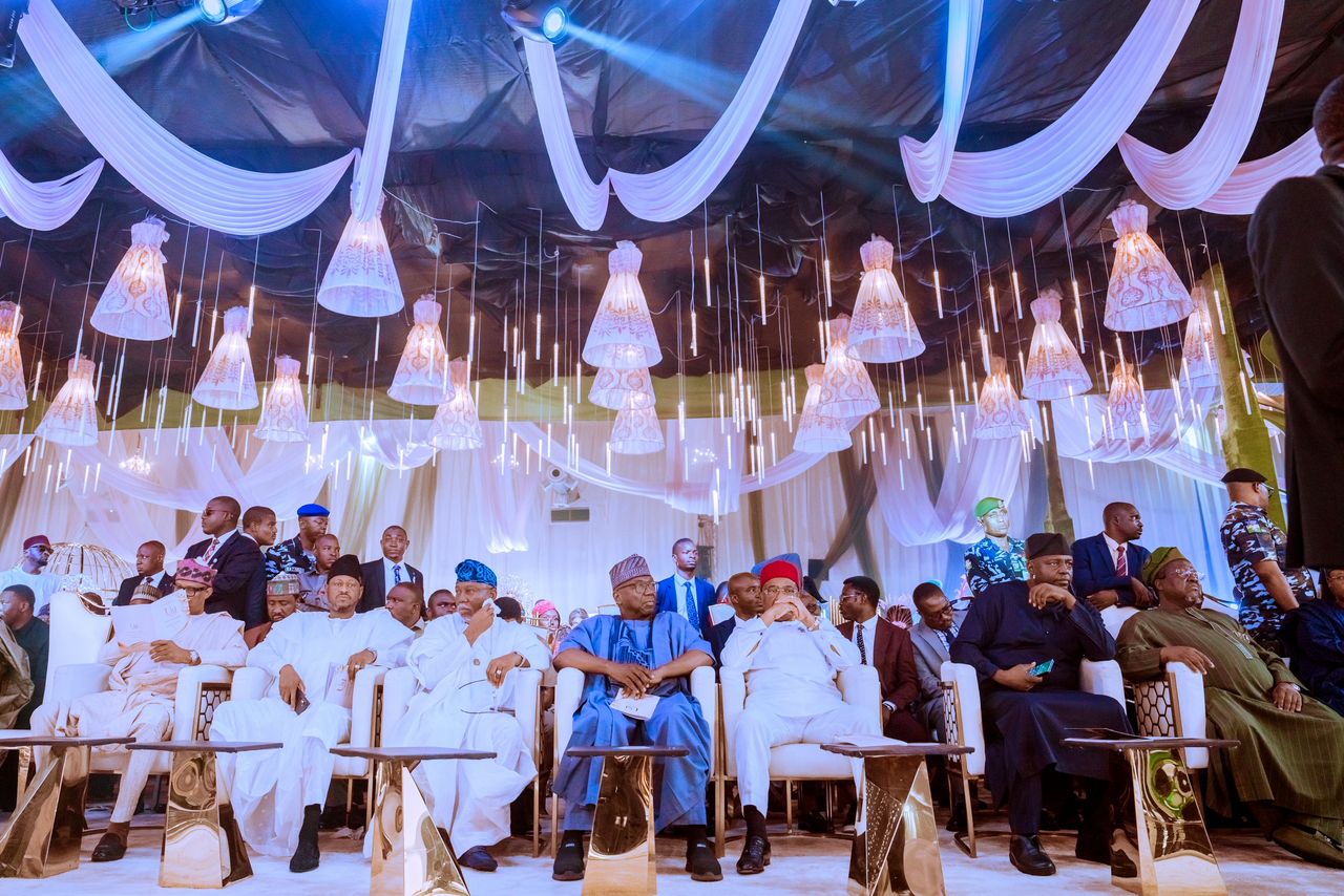 Gov. Radda joins dignitaries at Delta Governor’s son’s wedding