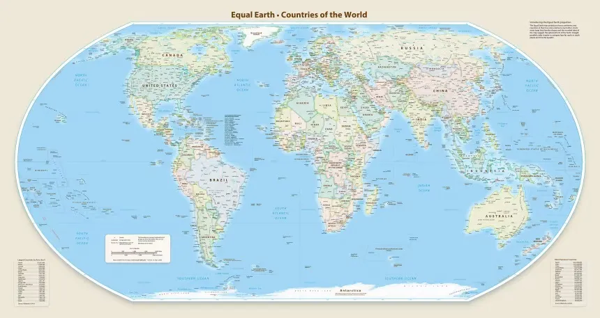 UN Backs New World Map That Shows Africa’s True Size