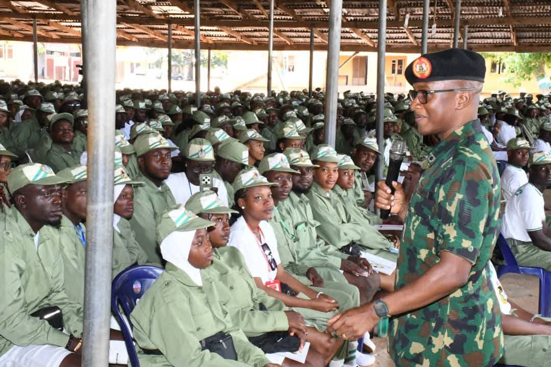 GENERAL NAFIU COUNSELS CORPS MEMBERS ON SAVINGS, INVESTMENT, PEACEFUL CO-EXISTENCE