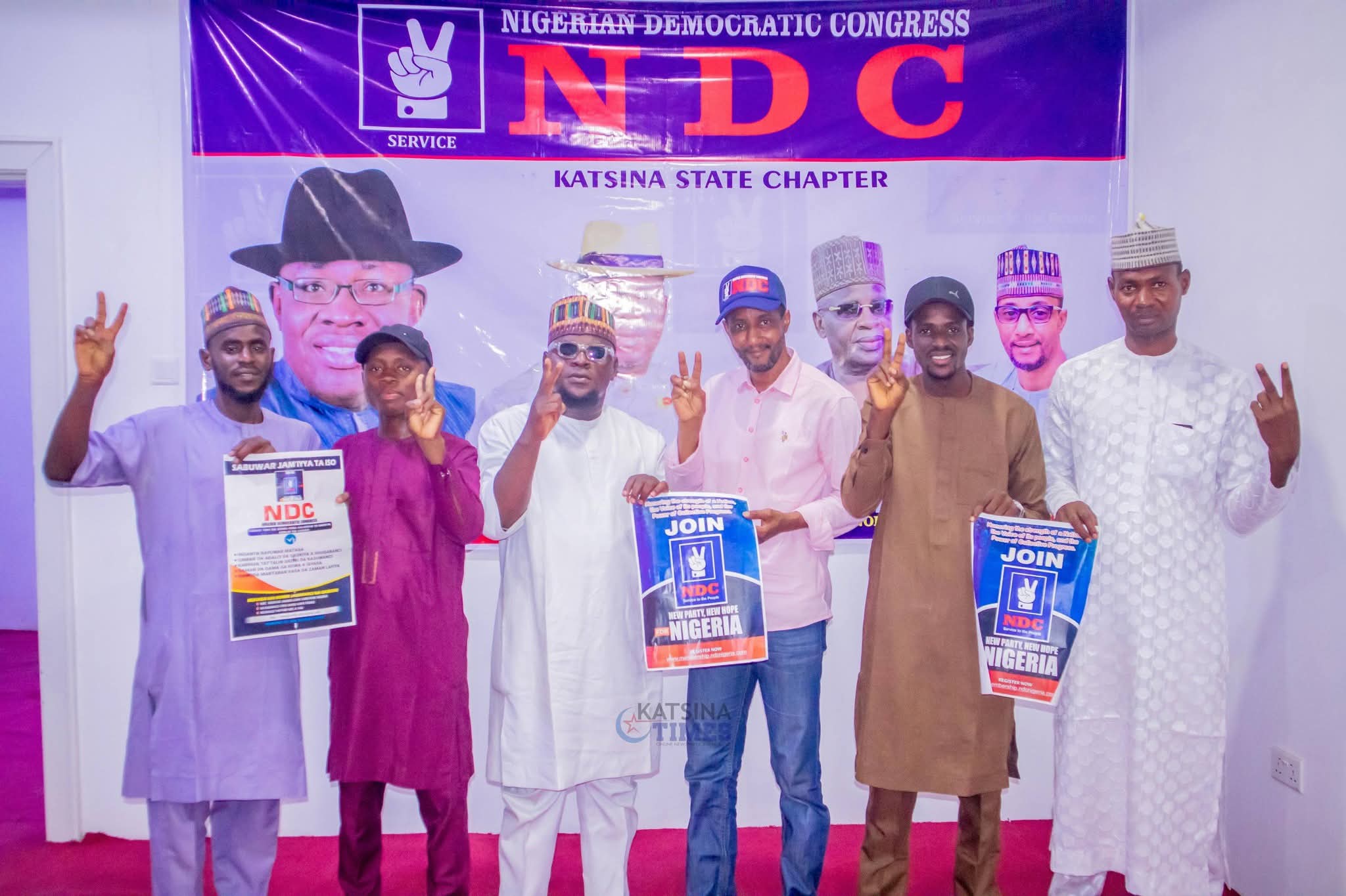 NDC Receives Northern Youth Coalition Structure in Katsina, Targets 2027 Expansion