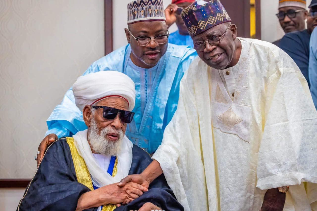 Tinubu Mourns Sheikh Dahiru Bauchi, Renowned Muslim Leader Dies at 101