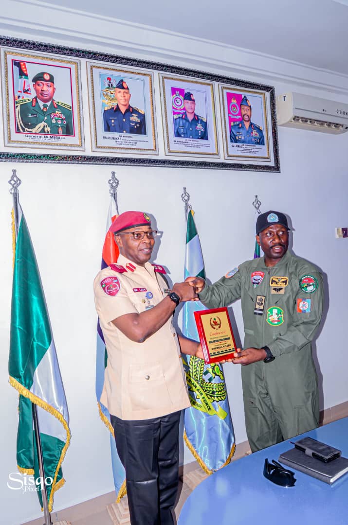 FRSC Sector Commander Visits Nigerian Air Force Base in Katsina to Strengthen Collaboration